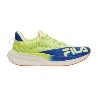 Imagem de Tênis de Corrida Fila Speedzone Masculino F01R00142 -, 43, Verde, Azul