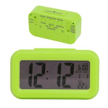 Imagem de Relógio Despertador Cabeceira Com Data Temperatura Moderno - Quality H