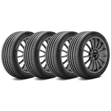 Imagem de Kit 4 Pneus 225/45R17 ContiSportContact 5 Continental 91W Aro 17