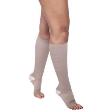 Imagem de Meia de compressão 3/4 stepcomfort 20-30mmhg 3/4 at chocolate, Chocola