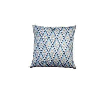 Imagem de Capas para Almofadas 40x40 Tecido Veludo Estampado Nallu Decor, Azul