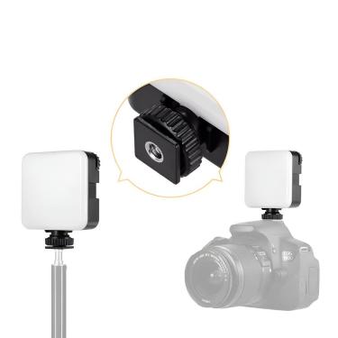 Imagem de Mini Luz Led Portátil Rgb para Fotos e Vídeos com Ajuste de Cor e Intensidade para Câmera Tripé e Mesa