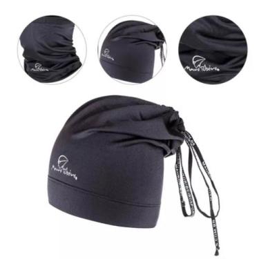 Imagem de Gorro Ciclismo Touca Corrida Outono Inverno Mauro Ribeiro, Preto, Unic
