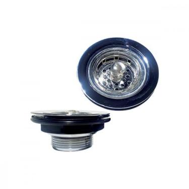 Imagem de Valvula Zamac Americana Emava Cromado 3.1/2 X 1.1/2 Porca Plastica Vaz