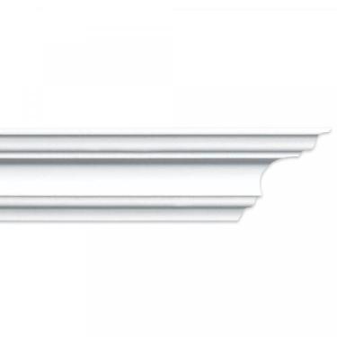 Imagem de Kit 18m Linear Roda Teto Perfil de Poliestireno K60 Branco Homestar