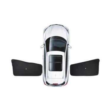 Imagem de Protetor Solar Para Janelas Laterais Do Tesla Model 3 Y 2020-2026 Com 