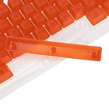 Imagem de Teclas de teclado DIY de 108 teclas para a maioria das teclas 61/87/104 no mercado, teclas de altura OEM para a maioria dos teclados mecânicos(laranja)