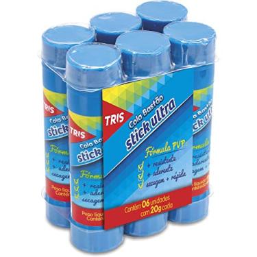 Imagem de Cola Em Bastao Tris Stick Ultra 20G. - Pacote Com 6, Summit, 681238, Multicor, Pacote De 170