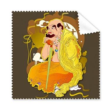 Imagem de Boneco Culture Figure 18 Arhats Pano de limpeza para tela de telefone limpador de óculos 5 peças