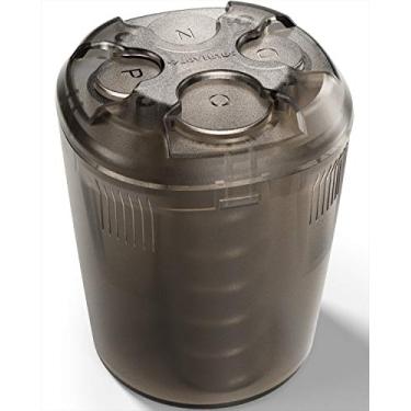 Imagem de Joytutus Porta-moedas para carro, porta-moedas de alta capacidade, porta-moedas universal para porta-copos, porta-moedas de carro para a maioria dos acessórios de caminhões, classificar moedas de 15 centavos, dez centavos, níquel (cinza transparente)