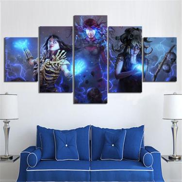 Imagem de Quadro Decorativos Jogos com 5 peças 130x65 m15