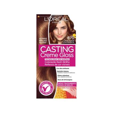 Imagem de L`Oréal Casting Tintura Creme Gloss - 670 Chocolate com Pimenta