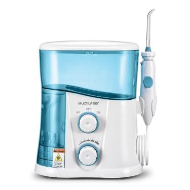 Imagem de Irrigador Oral Profissional Multilaser Clearpik Portable 1000 ml com 7 Bicos e UV - HC038