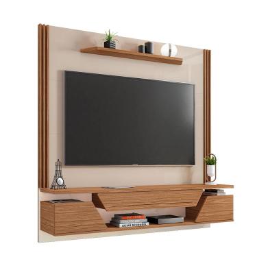 Imagem de Painel Ripado TV 60 Polegadas Off White Noce Apolo 1.8 Shop JM