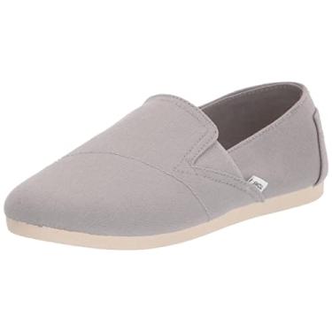 Imagem de TOMS Mocassim feminino Redondo, Gesso cinza, 6