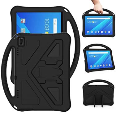 Imagem de For Lenovo Tab 4 10(TB-X304F/N) EVA Flat Anti Falling Protective Case Shell with Holder(Black)