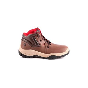 Imagem de Bota de Segurança de Amarrar Bracol Horizon Mbag Couro Hidrofugado e Bico de Pvc Marrom Ca 40872 38
