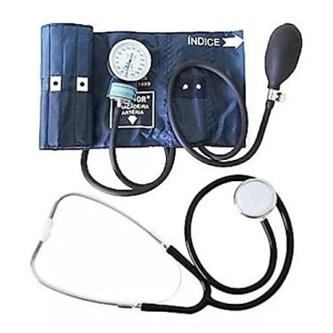 Imagem de Conjunto Esfigmomanômetro Com Fecho de Metal com Estetoscópio Premium