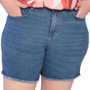 Imagem de Short Jeans Feminino Plus Size - Doct