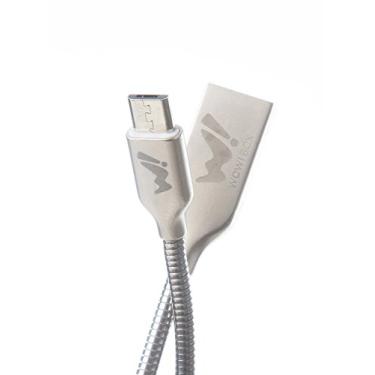 Imagem de O Cabo Carregador e Sincronizador WOW!BOX PREMIUM Inox Micro-USB