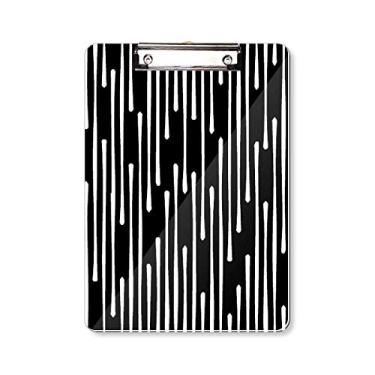 Imagem de Drip Line Art Grain Ilustration Pattern Prancheta Pasta Bloco de Escrita Placa de Apoio A4