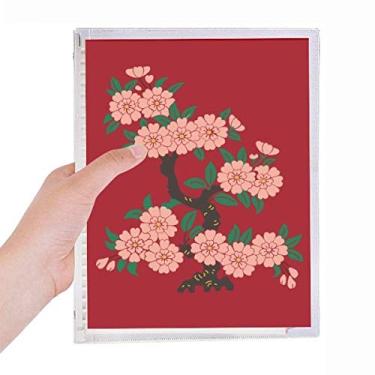 Imagem de Caderno de flores de pintura Cultura Folhas soltas Diário Recarregável Diário Papelaria