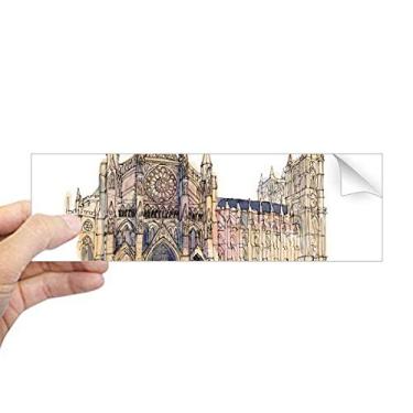 Imagem de Adesivo retangular Westminster Abbeyof London para janela de notebook