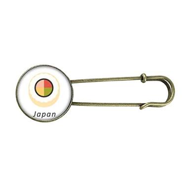 Imagem de Broche de metal tradicional japonês Maki Sushi retrô