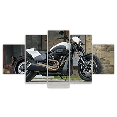 Imagem de Quadros Decorativos Mosaico MDF Harley-Davidson FXDR 114