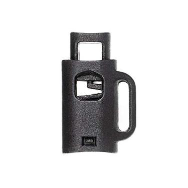 Imagem de Cabo de trava para copo de café PARACORD Planet – orifício de 6 mm – plástico preto – para mochilas, bolsas, cordões e equipamentos ao ar livre (pacote com 50)