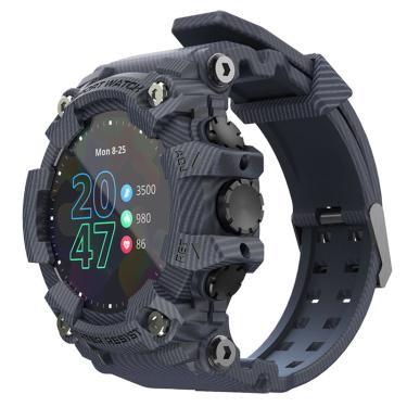 Imagem de LOKMAT ATTACK Fitness Tracker Smartwatch Monitor de Freqüência Cardíaca para Android ios Azul