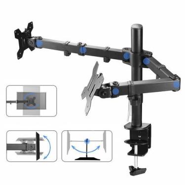 Imagem de Suporte Para 02 Monitor / Tv De Mesa, Vesa 75*75/100*100mm - Sp80100