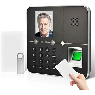 Imagem de Relógios De Ponto Com Impressão Digital Para Funcionários, Máquina De Atendimento 4 Em 1 Com Impressão Digital, Rosto, RFID E Senha, Relógio Com Carimbo De Funcionário, Sem Mensalidade, Para Escri