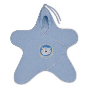 Imagem de Saco de Dormir Algodão Cobertor de Lã Estrela Azul Zip Toys