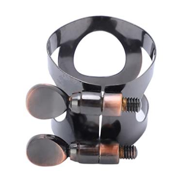 Imagem de Clipe de Palheta para Clarinete, Fácil de Instalar, Tamanho Padrão Resistente Ao Desgaste do Clipe do Bocal para Instrumentos Musicais de Câmara de Conjunto (Antiguidade Vermelha)