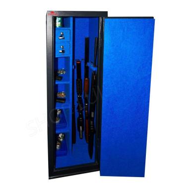 Imagem de Cofre Armário Digital Diamante 140x42x42 para armazenar 15 peças (07 longas e 08 curtas) CR, CAC, EB