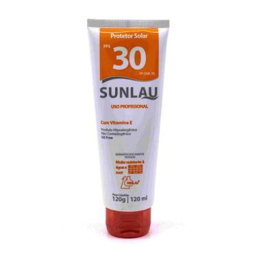 Imagem de Protetor Solar Creme Proteção Sem Óleo Hipoalergênico Sunlau Fps 30 Ep