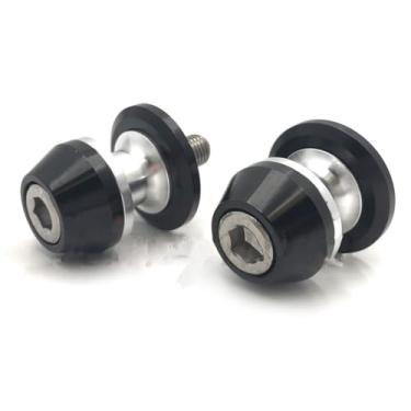 Imagem de NBX- 2 x 10 mm CNC Motocicleta Swingarm Carretéis Slider para Compatível com KAWASAKI ER6N Z750 NINJA 250 Preto