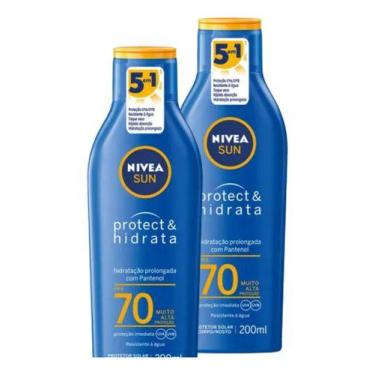 Imagem de Kit 2 Protetores Solar Protect & Hidrata Fps70 200ml Nivea