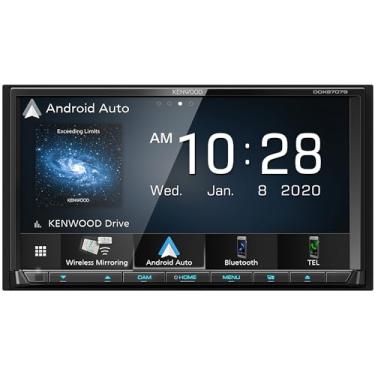 Imagem de Receptor multimídia de DVD com tela sensível ao toque capacitiva de 6,95 polegadas Kenwood DDX9707S com Apple CarPlay e Android Auto