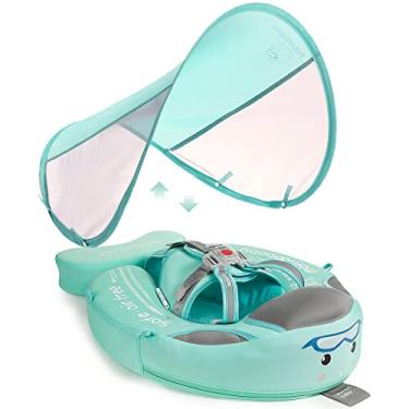 Imagem de HECCEI Boia para bebê da Add Tail Mambobaby com dossel de sol – Edição Especial Verde