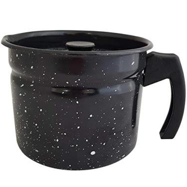 Imagem de Leiteira Caneca Esmaltada Jarra Para Leite Granitada 1,8l