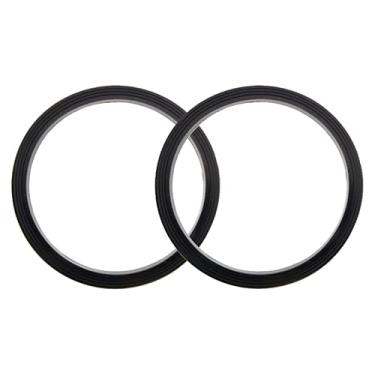 Imagem de Blendin Junta De Substituição, Compatível Com A Lâmina Dos Misturadores Nutribullet Rx 1700W Nb-302 E Tampas Que Permanecem Frescas (2 Unidades) Preto