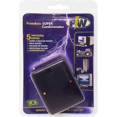 Imagem de PW Protetor com Temporizador 10A 127V, Branco, Prote Raio Super