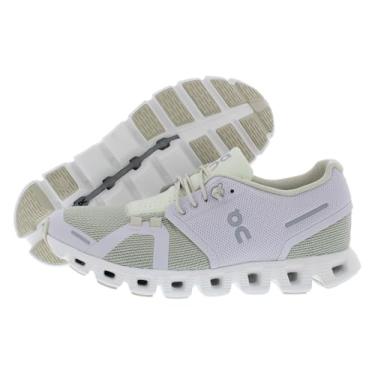 Imagem de On Tênis feminino impermeável Cloud 5, Lavanda/Aloe off-white, 36