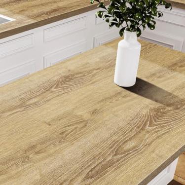 Imagem de Stickyart Papel de parede de madeira natural Papel de parede de contato de grão de madeira para cozinha armários de banheiro papel de parede de madeira autoadesivo removível papel de parede fácil de