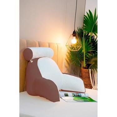 Imagem de Almofada de Descanso Apoio Lombar Multiuso Travesseiro Ergométrico (Tabaco)