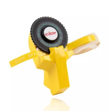 Imagem de Rotulador Manual Amarelo Tex Rotuladora Etiquetadora E102