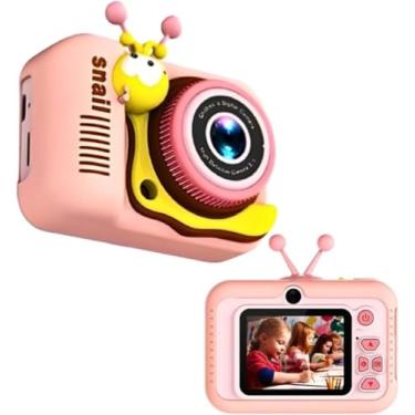 Imagem de Câmera Fotográfica Digital Infantil Com Capa Anti-Queda (Rosa) - YODHE