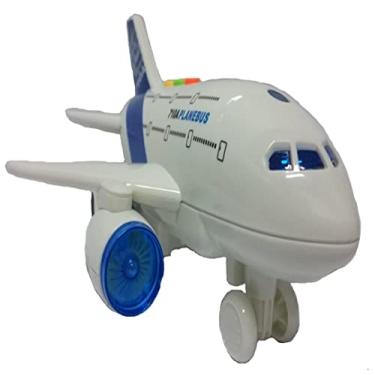 Imagem de Avião De Viagem Brinquedo Realista Com Som E Luzes Bbr Toys